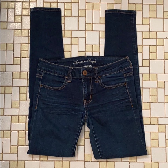 American Eagle Jeggings Super Stretch Jeans Size 2 - Picture 1 of 6